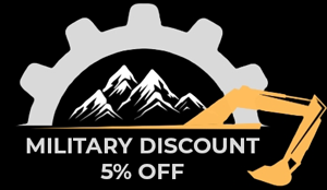 MILITARY DISCOUNT 5% Off badge